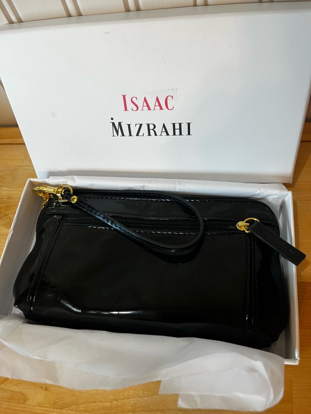 Isaac Mizrahi Patent Wristlet